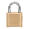 Master Lock Combination Padlock, Bottom, Brass 176 - alternate 1