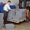 Akro-Mils Attached Lid Container, 12 gal Volume Cap., 21 1/2 in L, 15 1/4 in W, 12 1/2 in H, Red 39120RED - alternate 3
