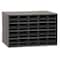 Akro-Mils Steel, Polystyrene, Drawer Bin Cabinet, 11 in D x 11 in H x 17 in W 19320BLK - alternate 1