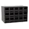 Akro-Mils Drawer Bin Cabinet W/ 15 Drawers, Black, Steel, Polystyrene, 17 in W x 11 in H x 11 in D 19715BLK - alternate 1