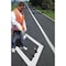 Rae Preformed Thermoplastic Pavement Markings, Thermoplastic, 6 ft Length, 18 in Width, White PR-TH-3577 - alternate 2