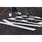 Rae Preformed Thermoplastic Pavement Markings, Thermoplastic, 8 ft Length, 6 1/8 ft Width, White PR-TH-3634 - alternate 2