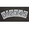 Rae Pavement Stencil, Number Set, 0 Thru 9, Blanks, 3 in Character Height, Highway Gothic Font, Clear STL-108-8030 - alternate 1