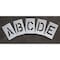 Rae Pavement Stencil, Letter Set, A Thru Z, Blanks, 3 in Character Height, Highway Gothic Font, Clear STL-108-8035 - alternate 1