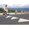 Rae Preformed Thermoplastic Pavement Markings, Thermoplastic, 36 in Length, 24 in Width, White PR-TH-3543 - alternate 3