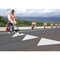 Rae Preformed Thermoplastic Pavement Markings, Thermoplastic, 36 in Length, 24 in Width, White PR-TH-3543 - alternate 5