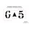 Rae Athletic Stencil, Symbol, Football Field, 42 in Character Height, Polyethylene, Clear, 8 Pieces STL-116-35FK - alternate 3