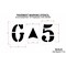 Rae Athletic Stencil, Symbol, Football Field, 42 in Character Height, Polyethylene, Clear, 8 Pieces STL-108-35FK - alternate 4