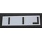 Rae Athletic Stencil, Symbol, Football Field, 24 in Character Height, Not Applicable Font, Polyethylene STL-108-HASH - alternate 1