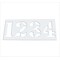 Rae Athletic Stencil, Symbol, Track & Field, 36 in Character Height, Polyethylene, Clear, 8 Pieces STL-116-F6100 - alternate 2