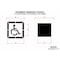 Rae Pavement Stencil, Symbol, Handicap - ADA, 30 in Character Height, Not Applicable Font, Polyethylene STL-108-3030 - alternate 2