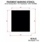 Rae Pavement Stencil, 48 in, Handicap, 1/16, STL-116-3048B STL-116-3048B - alternate 2