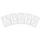 Rae Pavement Stencil, Letter Set, A Thru Z, Blanks, 8 in Character Height, Highway Gothic Font, Clear STL-108-8085 - alternate 2