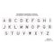 Rae Pavement Stencil, Letter Set, A Thru Z, Blanks, 10 in Character Height, Highway Gothic Font, Clear STL-116-8105 - alternate 3