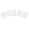 Rae Pavement Stencil, Number Set, 0 Thru 9, Blanks, 12 in Character Height, Highway Gothic Font, Clear STL-116-8120 - alternate 3