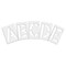 Rae Pavement Stencil, Letter Set, A Thru Z, Blanks, 12 in Character Height, Highway Gothic Font, Clear STL-116-8125 - alternate 2