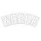 Rae Pavement Stencil, Letter Set, A Thru Z, Blanks, 12 in Character Height, Highway Gothic Font, Clear STL-108-8125 - alternate 2