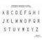 Rae Pavement Stencil, Letter Set, A Thru Z, Blanks, 18 in Character Height, Highway Gothic Font, Clear STL-116-8185 - alternate 2