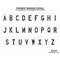 Rae Pavement Stencil, Letter Set, A Thru Z, Blanks, 18 in Character Height, Highway Gothic Font, Clear STL-108-8185 - alternate 3