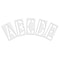 Rae Pavement Stencil, Letter Set, A Thru Z, Blanks, 18 in Character Height, Highway Gothic Font, Clear STL-108-8185 - alternate 2