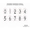 Rae Pavement Stencil, 24 in, Number Kit, 1/16, STL-116-8240 STL-116-8240 - alternate 3