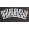 Rae Pavement Stencil, 24 in, Number Kit, 1/16, STL-116-8240 STL-116-8240 - alternate 1