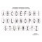 Rae Pavement Stencil, 24 in, Alphabet Kit, 1/16, STL-116-8245 STL-116-8245 - alternate 3