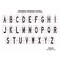 Rae Pavement Stencil, 24 in, Alphabet Kit, 1/8, STL-108-8245 STL-108-8245 - alternate 2