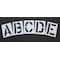 Rae Pavement Stencil, 24 in, Alphabet Kit, 1/16, STL-116-8245W STL-116-8245W - alternate 1