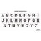 Rae Pavement Stencil, 24 in, Alphabet Kit, 1/8, STL-108-8245W STL-108-8245W - alternate 4