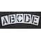 Rae Pavement Stencil, 24 in, Alphabet Kit, 1/8, STL-108-8245W STL-108-8245W - alternate 1