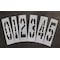 Rae Pavement Stencil, 36 in, Number Kit, 1/8, STL-108-8360 STL-108-8360 - alternate 1
