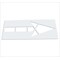 Rae Pavement Stencil, Symbol, MUTCD Straight Arrow, 120 in Character Height, Not Applicable Font, Clear STL-116-5000 - alternate 2
