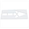 Rae Pavement Stencil, Symbol, MUTCD Straight Arrow, 120 in Character Height, Not Applicable Font, Clear STL-108-5000 - alternate 2