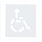 Rae Pavement Stencil, Symbol, Handicap - ADA, 15 in Character Height, Not Applicable Font, Polyethylene STL-116-3015 - alternate 2