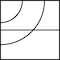 Rae Athletic Stencil, Symbol, Basketball Court, 36 in Character Height, Not Applicable Font, Clear STL-108-6480 - alternate 1