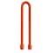 Nite Ize Gear Tie, 6 in L, Variable Max Bundle Dia., Orange, Rubber, Wire, 2 PK GT6-2PK-31 - alternate 1