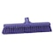 Vikan 16 in Sweep Face Broom Head, Soft/Stiff Combination, Synthetic, Purple 31748 - alternate 1