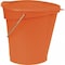 Vikan 3 1/4 gal Round Bucket, 12-3/4 in H, 12 4/5 in Dia, Orange, Polypropylene/Stainless Steel 56867 - alternate 5