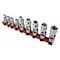 Sunex Universal Ext Star Socket Set 1/4" Dr, 9 Pieces 9912 - alternate 1