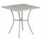 Flash Furniture 28" SQ Lt Gray Steel Patio Table - Event Table CO-5-SIL-GG - alternate 1