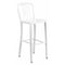 Flash Furniture 30" High White Metal Barstool with Slat Back CH-61200-30-WH-GG - alternate 1