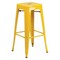 Flash Furniture 30" High No Back Yellow Metal Barstool Square Seat CH-31320-30-YL-GG - alternate 1