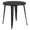 Flash Furniture Round 30" W, 30" L, 29.5" H, Metal Top, Gold CH-51090-29-BQ-GG - alternate 1