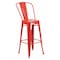 Flash Furniture 30" High Red Metal Indoor-Outdoor Barstool CH-31320-30GB-RED-GG - alternate 1