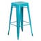 Flash Furniture 30" High Backless Crystal Teal-Blue Barstool ET-BT3503-30-CB-GG - alternate 1