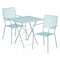 Flash Furniture 28" Square Sky Blue Steel Folding Table w/2 Chairs CO-28SQF-02CHR2-SKY-GG - alternate 1