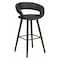 Flash Furniture Black Vinyl Barstool, 29"H, Frame Material: Wood CH-152560-BK-VY-GG - alternate 1