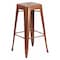 Flash Furniture Kai Commercial Grade 30" High Backless Copper Indoor-Outdoor Barstool ET-BT3503-30-POC-GG - alternate 1