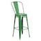 Flash Furniture 30" High Green Metal Indoor-Outdoor Barstool CH-31320-30GB-GN-GG - alternate 1